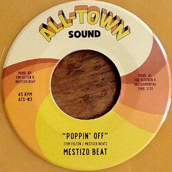 Mestizo Beat Poppin' Off USED VINYL 7INCH 45 RPM SINGLE LIMITED EDITION