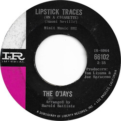 The O'Jays Lipstick Traces (On A Cigarette) USED VINYL 7INCH 45 RPM SINGLE STYRENE