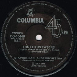 Stavros Xarhakos Orchestra The Lotus Eaters (Original Theme Of The BBC-TV Series) USED VINYL 7INCH 45 RPM