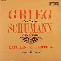 Edvard Grieg / Robert Schumann / Julius Katchen / István Kertész / Israel Philharmonic Orchestra Piano Concerto / Piano Concerto Vinyl LP USED