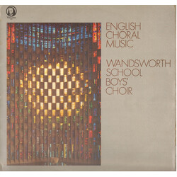 Wandsworth School Boys' Choir / Russell Burgess / Geoffrey Shaw / Timothy Farrell English Choral Music Vinyl LP USED