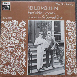 Sir Edward Elgar / Yehudi Menuhin Violin Concerto Vinyl LP USED