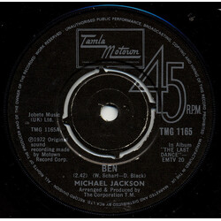 Michael Jackson / Marvin Gaye Ben / Abraham, Martin And John VINYL 7" USED