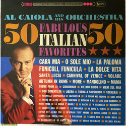 Al Caiola And His Orchestra 50 Fabulous Italian Favorites Vinyl LP USED