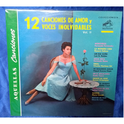 Various 12  Canciones De Amor Y Voces Inolvidables Vol. II Vinyl LP USED