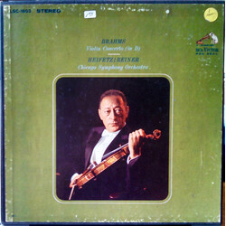 Johannes Brahms / Jascha Heifetz / Fritz Reiner / The Chicago Symphony Orchestra Violin Concerto (In D) Vinyl LP Box Set USED