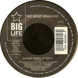 The Soup Dragons Divine Thing USED VINYL 7INCH SINGLE 45 RPM