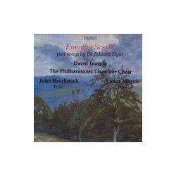 Sir Edward Elgar / David Temple / The Philharmonic Chamber Choir Evening Scene (Part Songs By Sir Edward Elgar) Vinyl LP USED