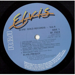 Elvis Presley Elvis' Gold Records - Volume 4 Vinyl LP USED
