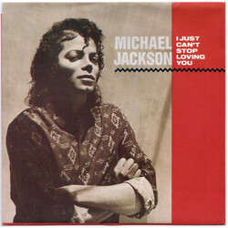 Michael Jackson I Just Can't Stop Loving You USED VINYL 7INCH PROMO SINGLE