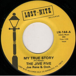 The Jive Five My True Story / When I Was Single USED VINYL 7INCH 45 RPM REISSUE