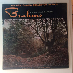 Johannes Brahms / Sir John Barbirolli / Hallé Orchestra Symphony No. 4 In E Minor, Op 98 Vinyl LP USED
