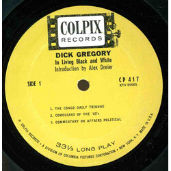 Dick Gregory In Living Black And White Vinyl LP USED