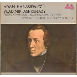 Adam Harasiewicz / Vladimir Ashkenazy / Frédéric Chopin Mazurkas / Ballades / Studies / Scherzo E Major / Nocturne B Major Vinyl LP USED