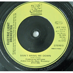 Electric Light Orchestra Don't Bring Me Down USED VINYL 7INCH 45 RPM SINGLE