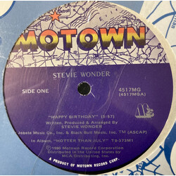 Stevie Wonder / Dr. Martin Luther King, Jr. Happy Birthday / Greatest Excerpts From His Speeches Vinyl LP USED