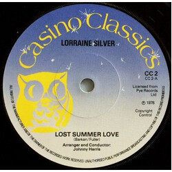 Lorraine Silver Lost Summer Love USED VINYL 7INCH 45 RPM SINGLE REISSUE