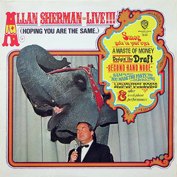 Allan Sherman Live ! (Hoping You Are The Same) Vinyl LP USED