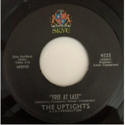 The Uptights (5) Free At Last / You Git's None Of This USED VINYL 7INCH 45 RPM SINGLE MONO
