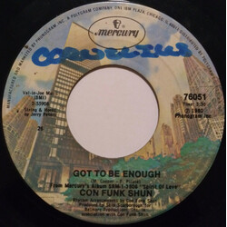 Con Funk Shun Got To Be Enough USED VINYL 7INCH 45 RPM