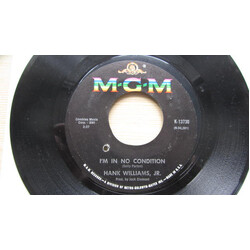 Hank Williams Jr. I'm In No Condition / I'm Gonna Break Your Heart USED VINYL 7INCH SINGLE