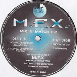 M.F.X. Mix 'N' Match E.P. VINYL 12" USED