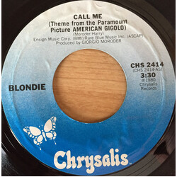 Blondie Call Me USED VINYL 7INCH 45 RPM SINGLE STYRENE STEREO