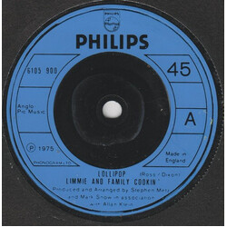 Limmie & Family Cookin' Lollipop USED VINYL 7INCH 45 RPM