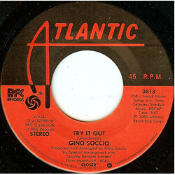 Gino Soccio Try It Out USED VINYL 7INCH 45 RPM SINGLE