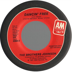 Brothers Johnson Dancin' Free USED VINYL 7INCH 45 RPM STEREO MONO PROMO