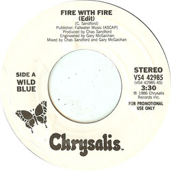 Wild Blue Fire With Fire Vinyl 7" USED