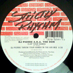 DJ Pierre / The Don Clap Your Hands USED VINYL 12INCH 33 S RPM
