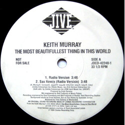 Keith Murray The Most Beautifullest Thing In This World USED VINYL 12INCH 33 S RPM PROMO