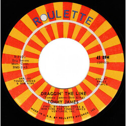Tommy James Draggin' The Line USED VINYL 7INCH SINGLE 45 RPM