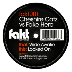 Cheshire Catz / Fake Hero Wide Awake / Locked On USED VINYL 12INCH
