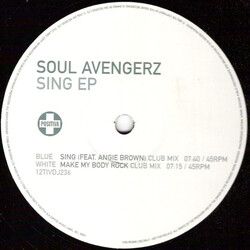 Soul Avengerz Sing EP VINYL 12" USED