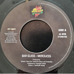 Merciless / Bobby Crystal Bar Glass / What You Want USED VINYL 7INCH 45 RPM