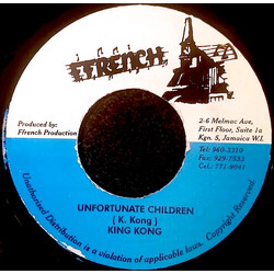 King Kong Unfortunate Children USED VINYL 7INCH 45 RPM