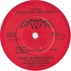 Paul Hardcastle Guilty USED VINYL 7INCH SINGLE 45 RPM