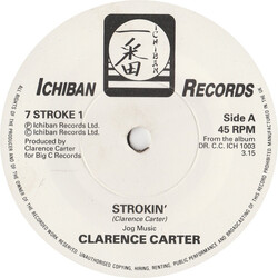 Clarence Carter / Gary B.B. Coleman Strokin' / Watch Where You Stroke USED VINYL 7INCH 45 RPM SINGLE