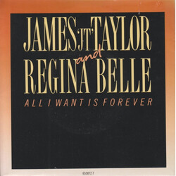 J.T. Taylor / Regina Belle All I Want Is Forever USED VINYL 7INCH 45 RPM SINGLE STEREO