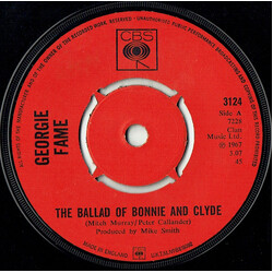 Georgie Fame The Ballad Of Bonnie And Clyde USED VINYL 7INCH 45 RPM SINGLE