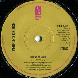 People's Choice Here We Go Again / Mickey D's VINYL 7" USED