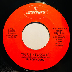 Faron Young Your Time's Comin' / Painted Girls And Wine USED VINYL 7INCH SINGLE