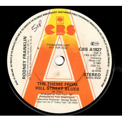 Rodney Franklin The Theme From Hill Street Blues USED VINYL 7INCH 45 RPM PROMO