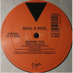 Soul II Soul Missing You VINYL 12" USED