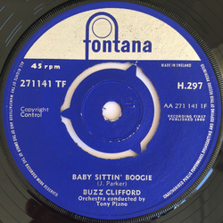 Buzz Clifford Baby Sittin' Boogie Vinyl 7" USED