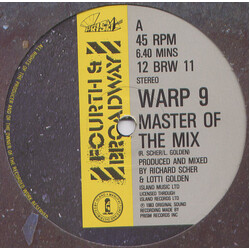 Warp 9 Master Of The Mix VINYL 12" USED