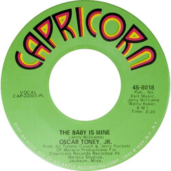 Oscar Toney Jr. The Baby Is Mine / Working Together USED VINYL 7INCH 45 RPM