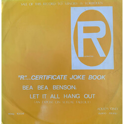 Bea Bea Benson R Certificate joke book Vinyl LP USED